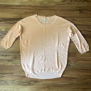 Aritzia Light Weight Peach Sweater